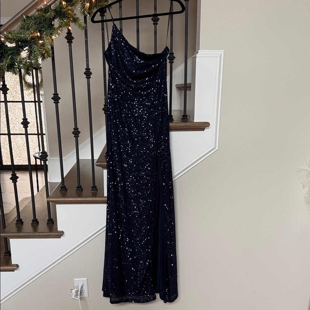Hello Molly Midnight Sequin Maxi Dress